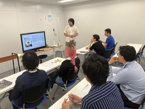 株式会社Sola.comの企業説明の様子